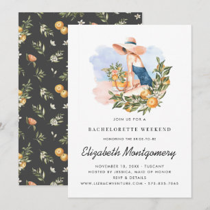 Invitación Fin de semana de soltera de destino   Citrus Orcha