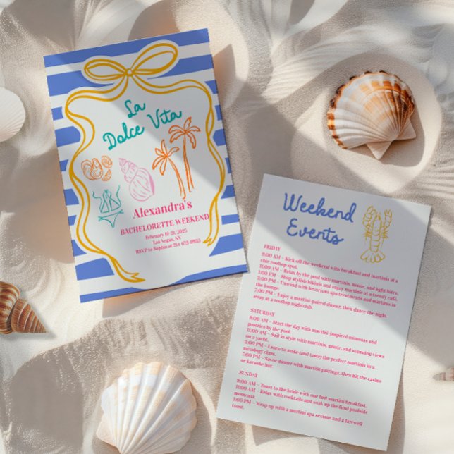 Invitación Fin de semana de soltera tropical junto a la pisci (Subido por el creador)