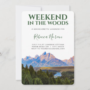 Invitación Fin de semana en la Bachlorette de la Montaña Rust