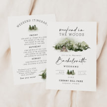 Fin de semana en Woods Camping Bachelorette