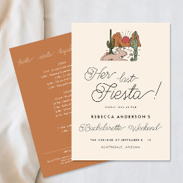 Invitación Fin de semana mínimo de Fiesta Bachelorette