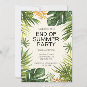 Invitación Fin del Fiesta de verano