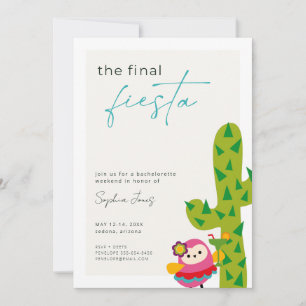Invitación final a la Fiesta Bachelorette Party