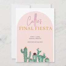 Invitación final de fin de semana de Fiesta Bachel
