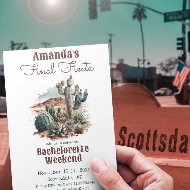 Invitación Final Fiesta Scottsdale Bachelorette Weekend (Subido por el creador)
