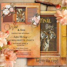 Final Fling Tiger Bachelorette Party