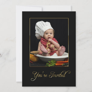 INVITACIÓN - FINALIDAD MULTI - BEBÉ COMO CHEF