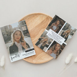 Invitación Finalmente Partido de Graduación del Collage de fo