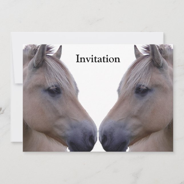 Invitación Fiordo noruego (Anverso)