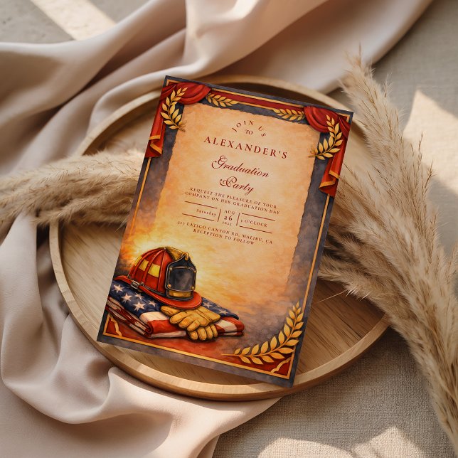 Invitación Fire Department Graduation (Subido por el creador)