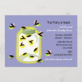 Invitación Firefly Frolic Fiesta
