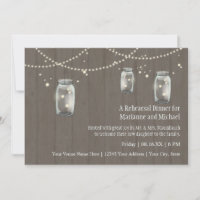 Firefly Mason Jar Rustic Country Night Bodas