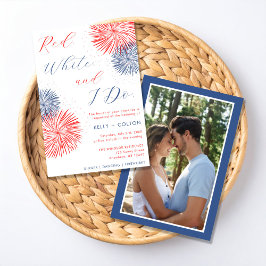 Invitación Fireworks & Forever Engagement Party Invitation