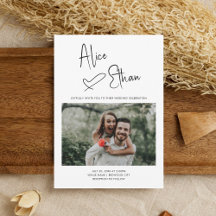 Firma mínima del guión Fotografía del corazón Blan