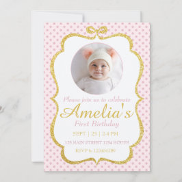 Invitación First Birthday Invite