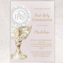 First Holy Communion Chalice Host