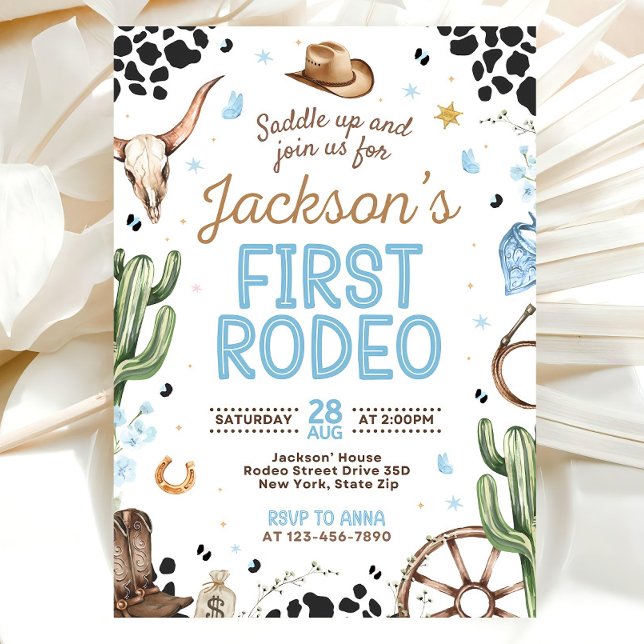 Invitación First Rodeo Invitation, My 1st Rodeo Invitation (Subido por el creador)