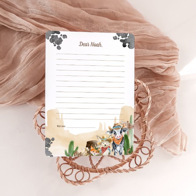 Invitación First Rodeo Rustic Wild West Time Capsule Cards (Subido por el creador)