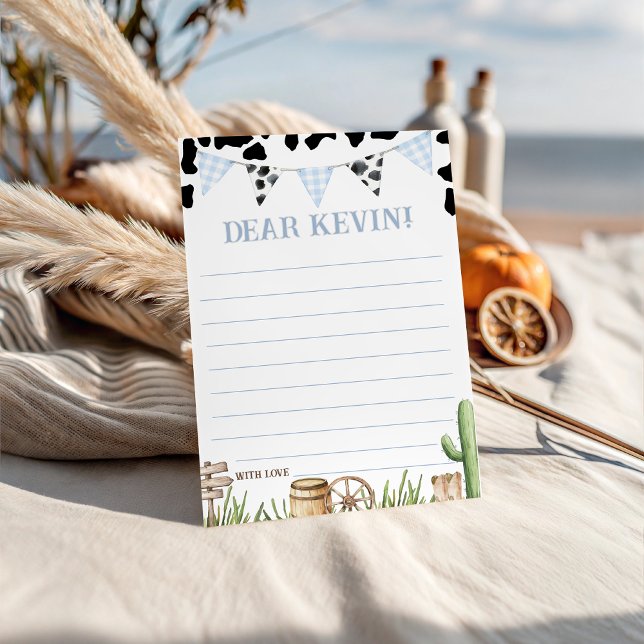 Invitación First Rodeo Time Capsule Card (Subido por el creador)