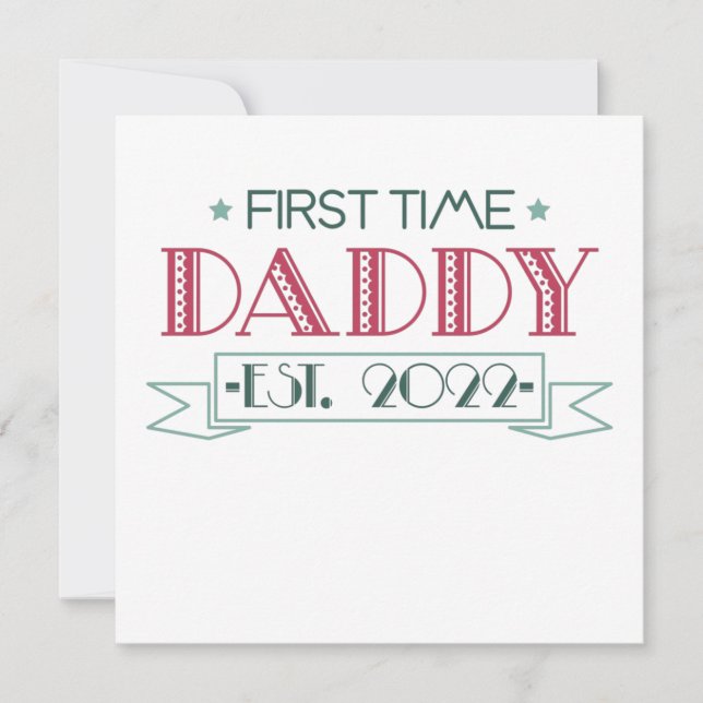 Invitación First Time Dad 2022 (Anverso)