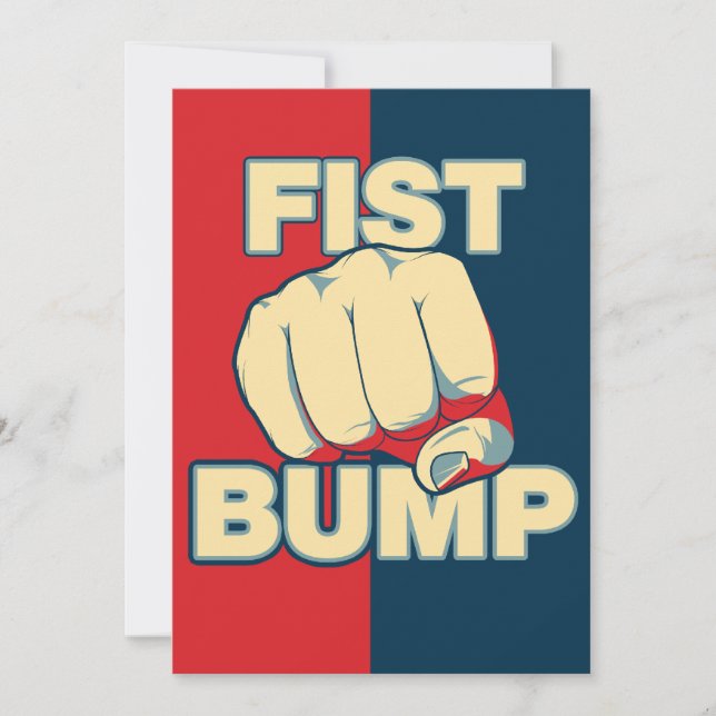 Invitación Fist Bump (Anverso)
