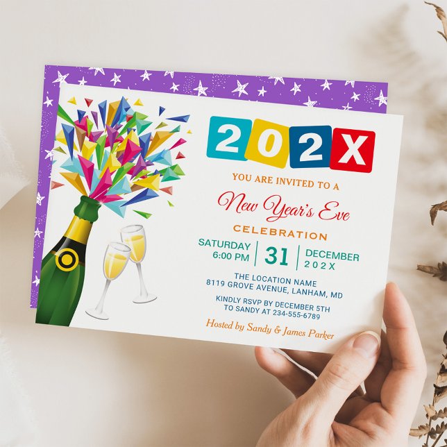 Invitación Fizzy pop anima al Fiesta de Nochevieja (Subido por el creador)