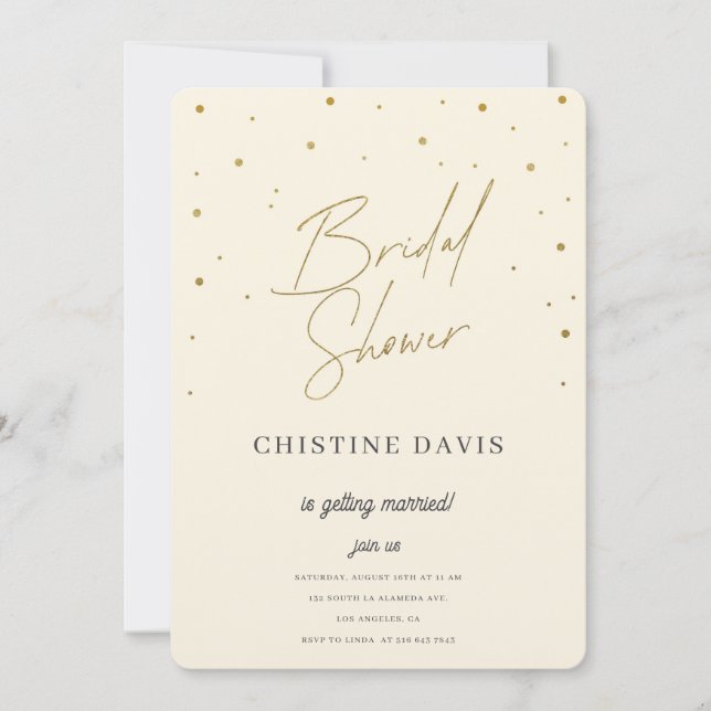 Invitación Flagos y ducha de novias para siempre (Anverso)