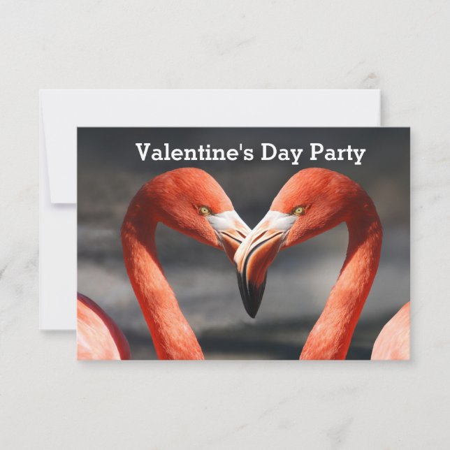 Invitación Flamenco de San Valentín (Anverso)