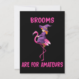 Invitación Flamencos Disfraz de Halloween Flamingoween
