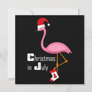 Invitación Flamencos Navidades De Flamingo En Julio Fiesta