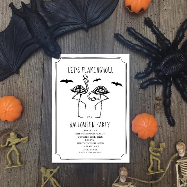Invitación Flaminghoul Halloween Party (Subido por el creador)