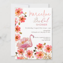 Flamingle Floral Bridal Shower