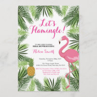 Flamingo Bridal Shower Let's Flamingle