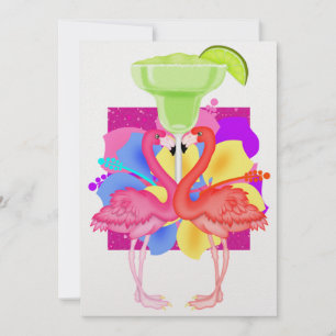 Invitación Flamingo Cocktail - SRF
