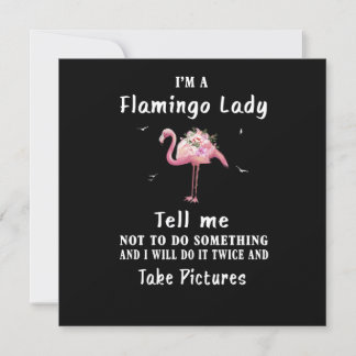 Invitación Flamingo Gift | Soy una dama de flamenco
