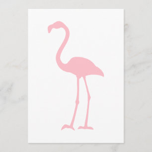 Invitación Flamingo rosa