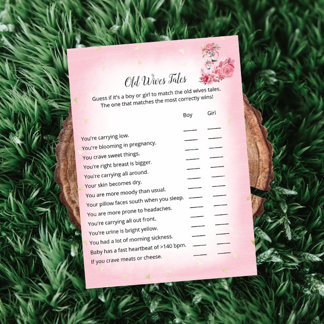 Invitación Flamingo Rosado Ballerina Vieja Esposas Tale Showe (Subido por el creador)