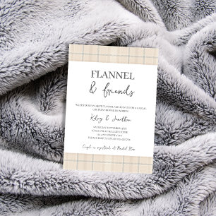 Invitación Flannel & Friends Rushall Fall Couples Shower