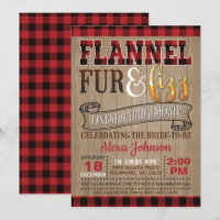 Flannel Fur y Fizz Bridal Shower
