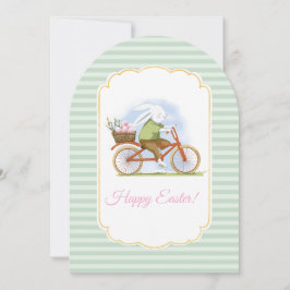 Invitación Flat Holiday Card "Happy Easter" .