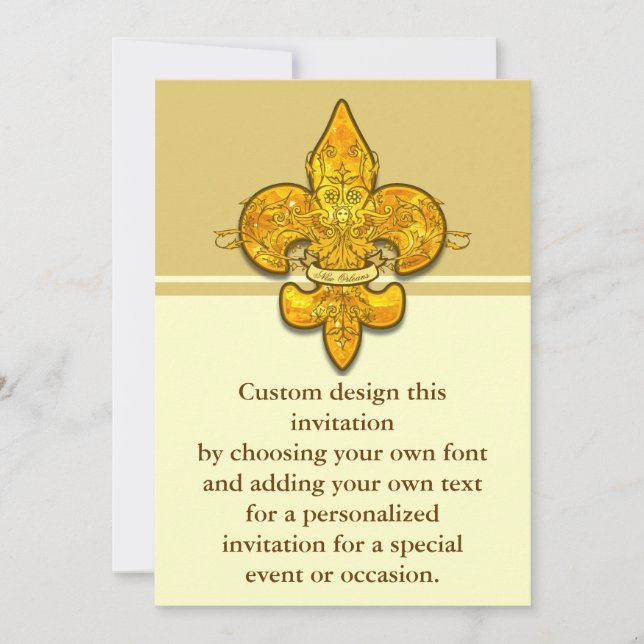 Invitación Fleur de Guardian (Anverso)
