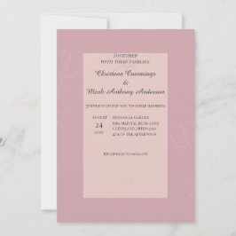 Invitación Fleur de Satin Wedding