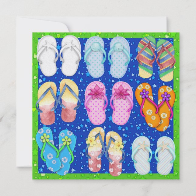 Invitación Flip Flops - SRF (Anverso)