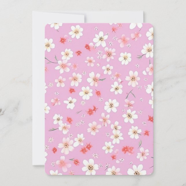 Invitación Flor (Anverso)