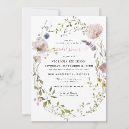 Invitación Flor acuática | Floral Bridal Shower