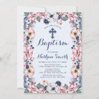 Flor & Cruz | Bautizo de Niño