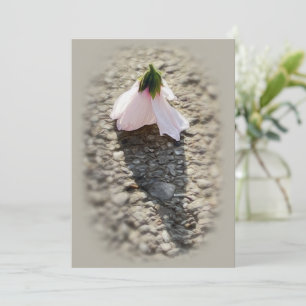 Invitación Flor de ajedrez