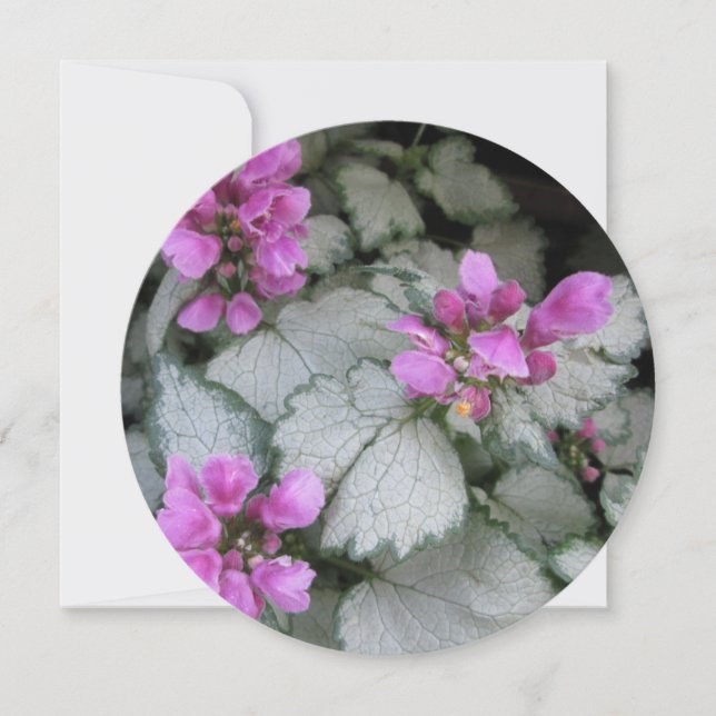 Invitación Flor de aluminio (Anverso)