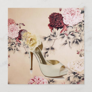 Invitación flor de cerezo ducha de novia sakura rosa