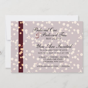 Invitación Flor de Cerezo Japonesa